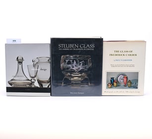 (3) Books About Steuben Glass