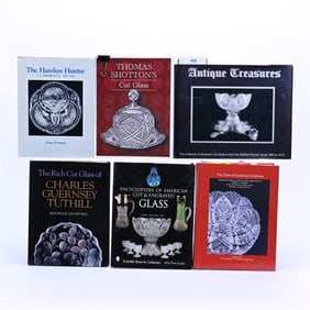 (5) Books And (1) Catalog Reprint About Brilliant Period Cut Glass