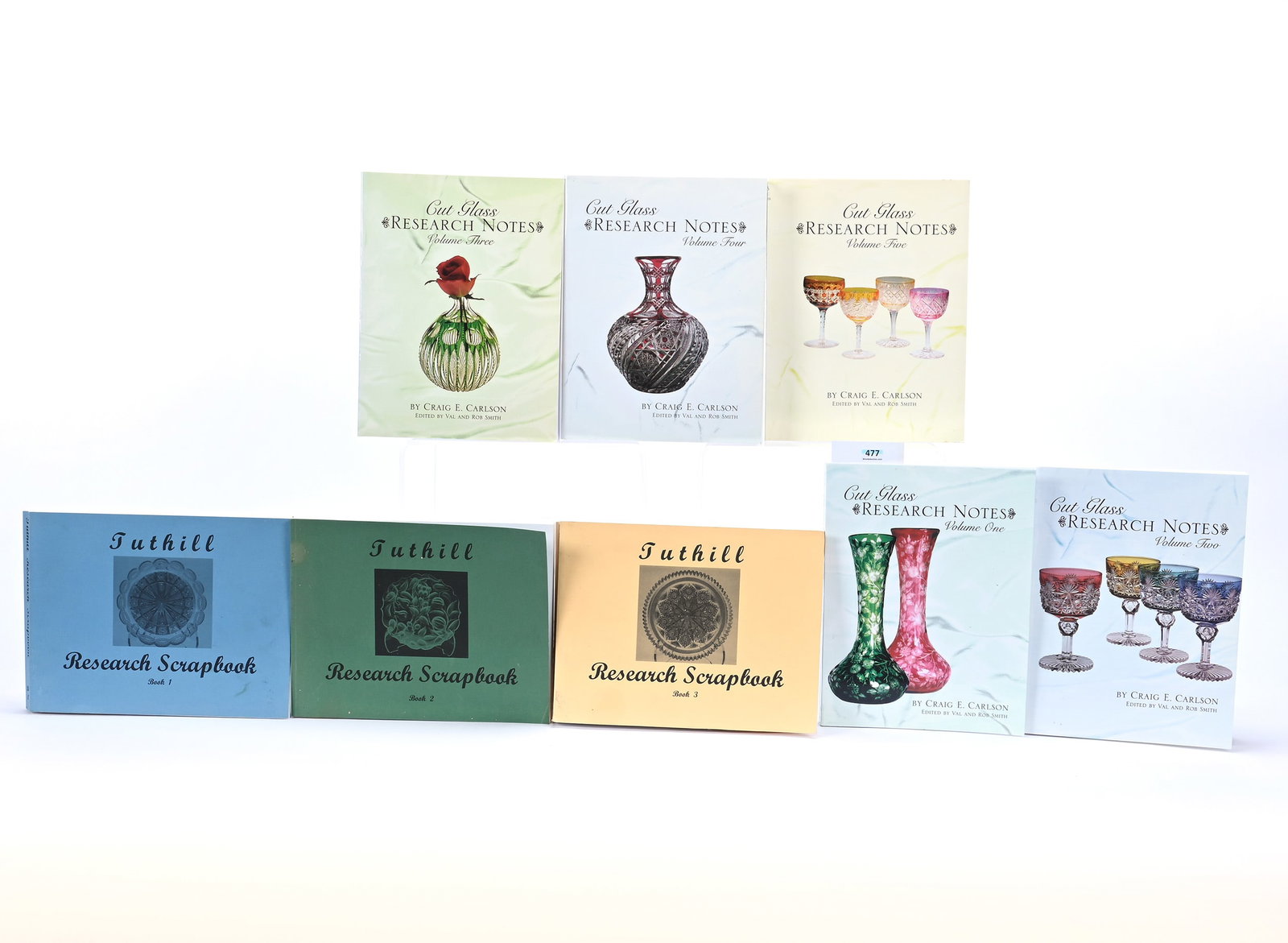 (8) Books/Catalogs - American Brilliant Cut Glass (1 of 2)