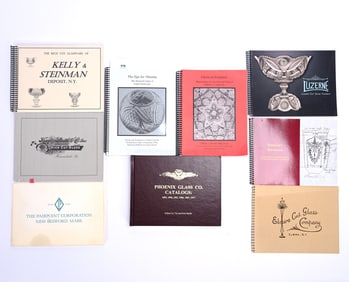 (2) Books And (7) Catalogs - American Brilliant Cut Glass