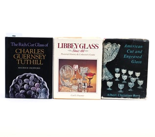 (3) Books - American Brilliant Cut Glass