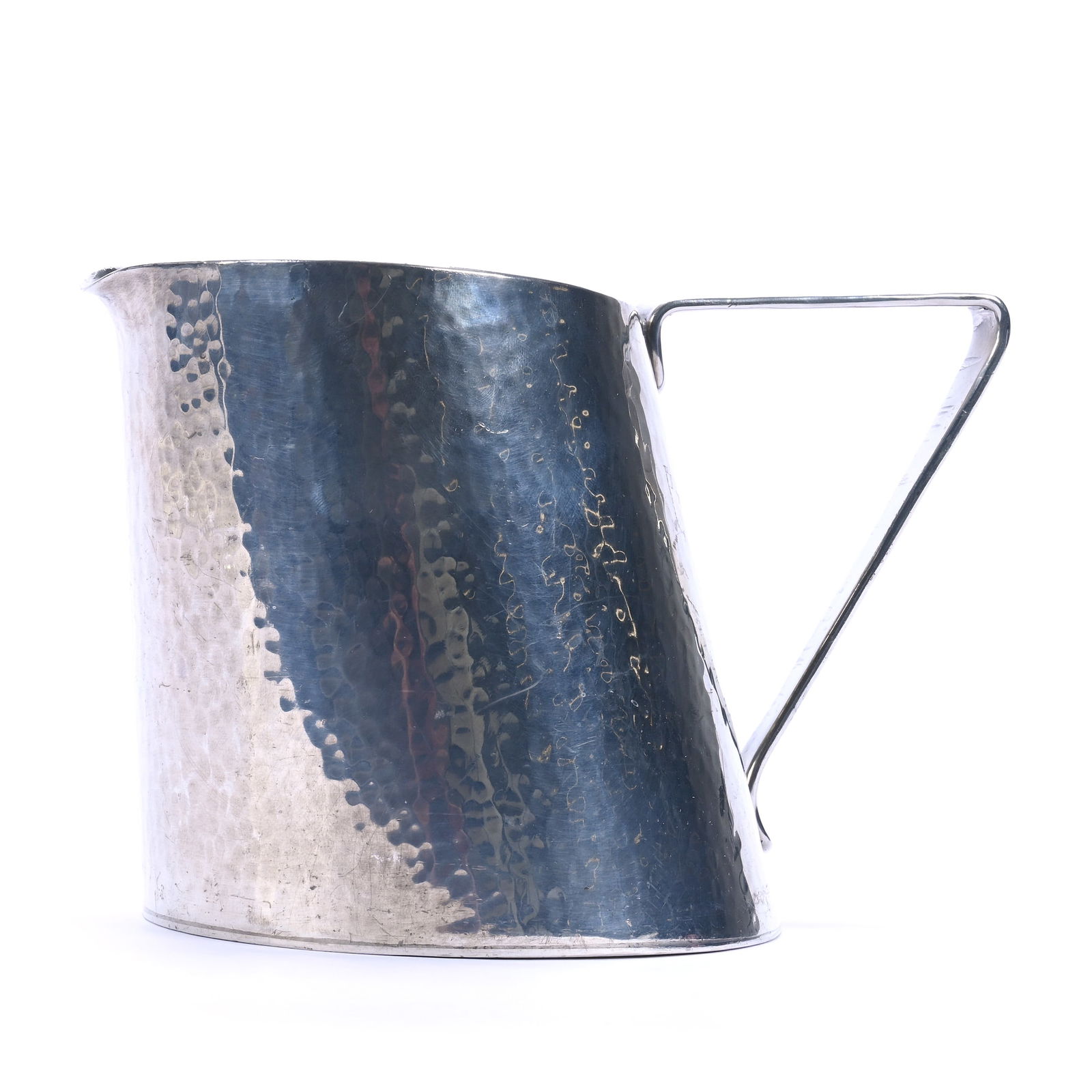 Pitcher, Art Deco, Marked "Handmade Porter Blanchard, Made For Gumps" (1 of 3)