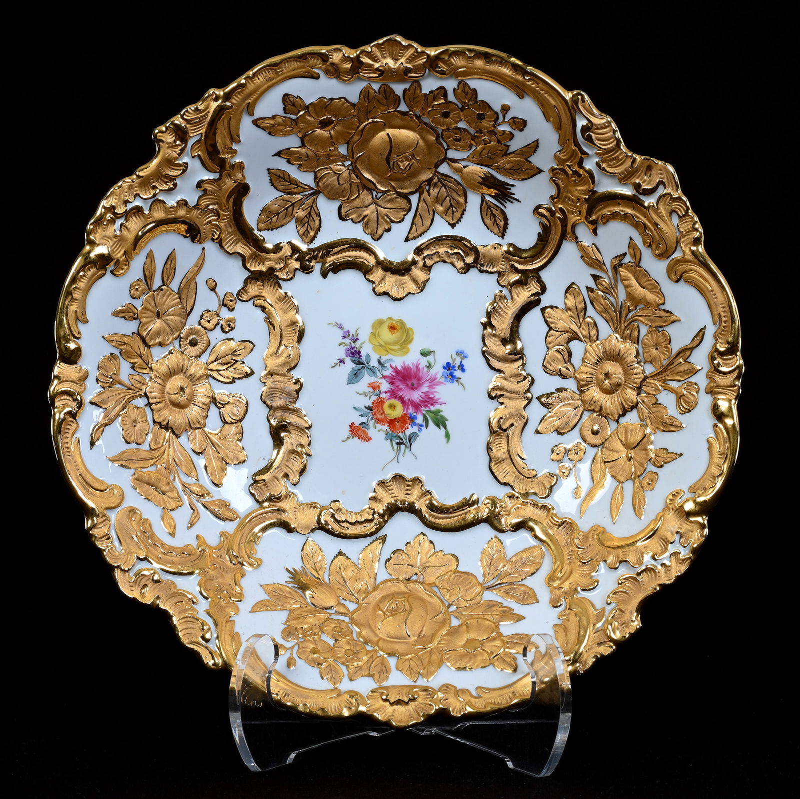 Bowl, Meissen Blue Crossed Swords Mark With Two Slash Marks (1 of 2)