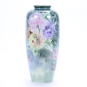 Vase Marked Belleek, In Style Of Willets Belleek