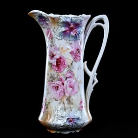 Tankard Marked R.S. Prussia, Carnation Mold
