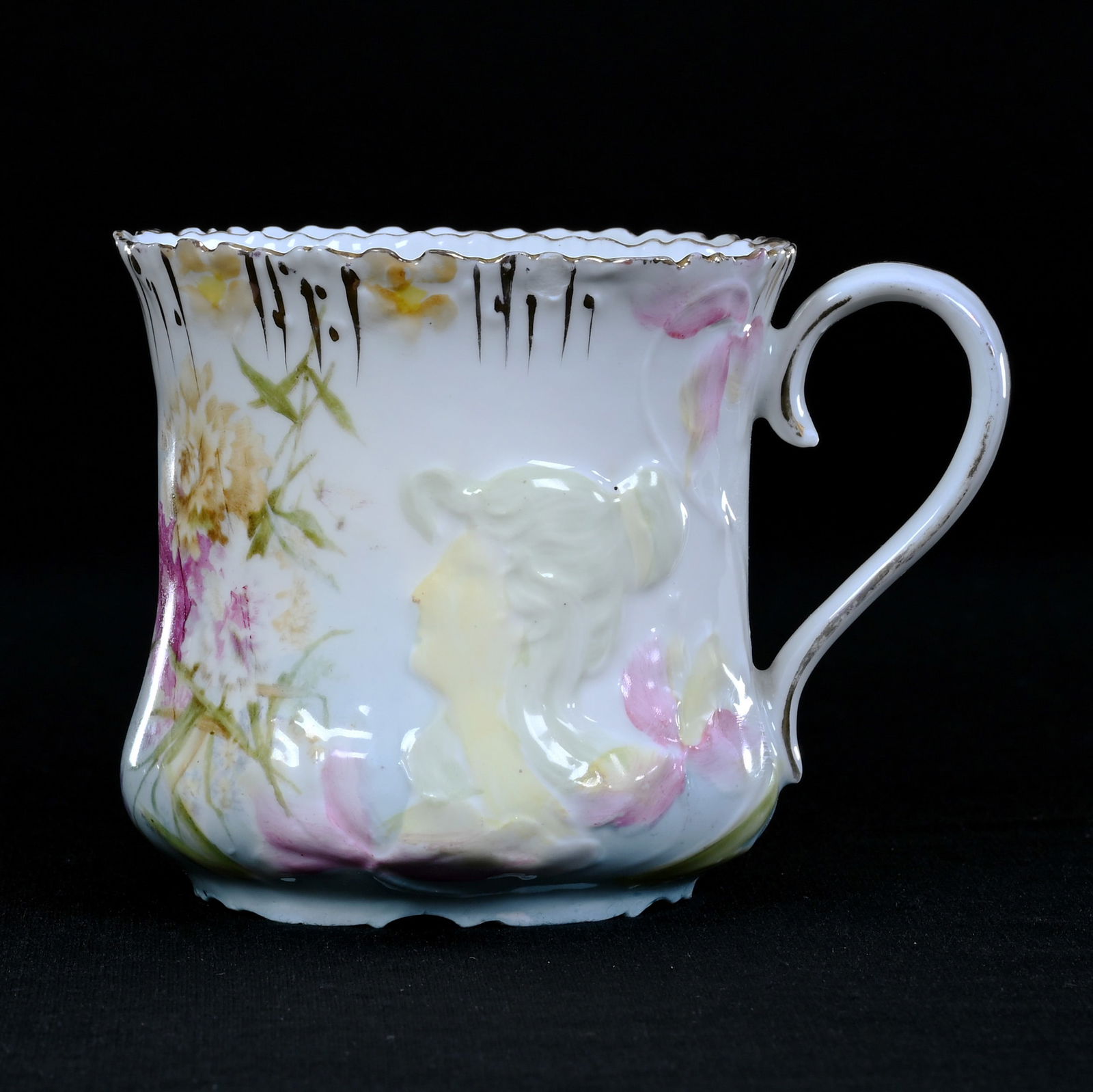 Shaving Mug, Unmarked R.S. Prussia, Hidden Image Mold (1 of 3)