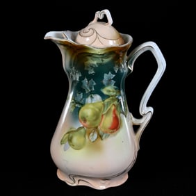 Chocolate Pot, Marked Bavaria, Pear Branch Decor