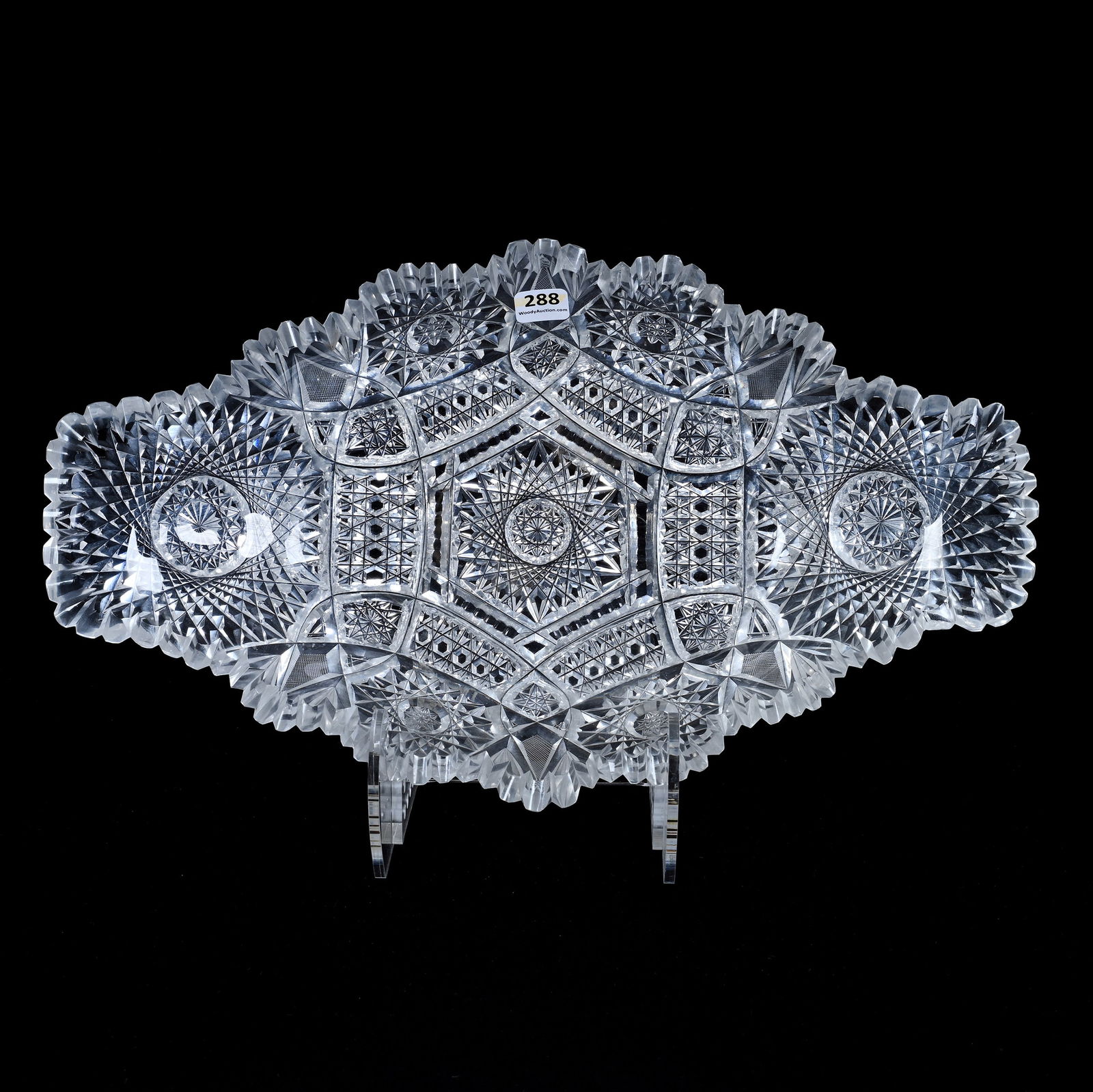 Fishtail Ice Cream Tray, Fauntleroy Pattern, Higgins & Seiter, ABCG (1 of 3)