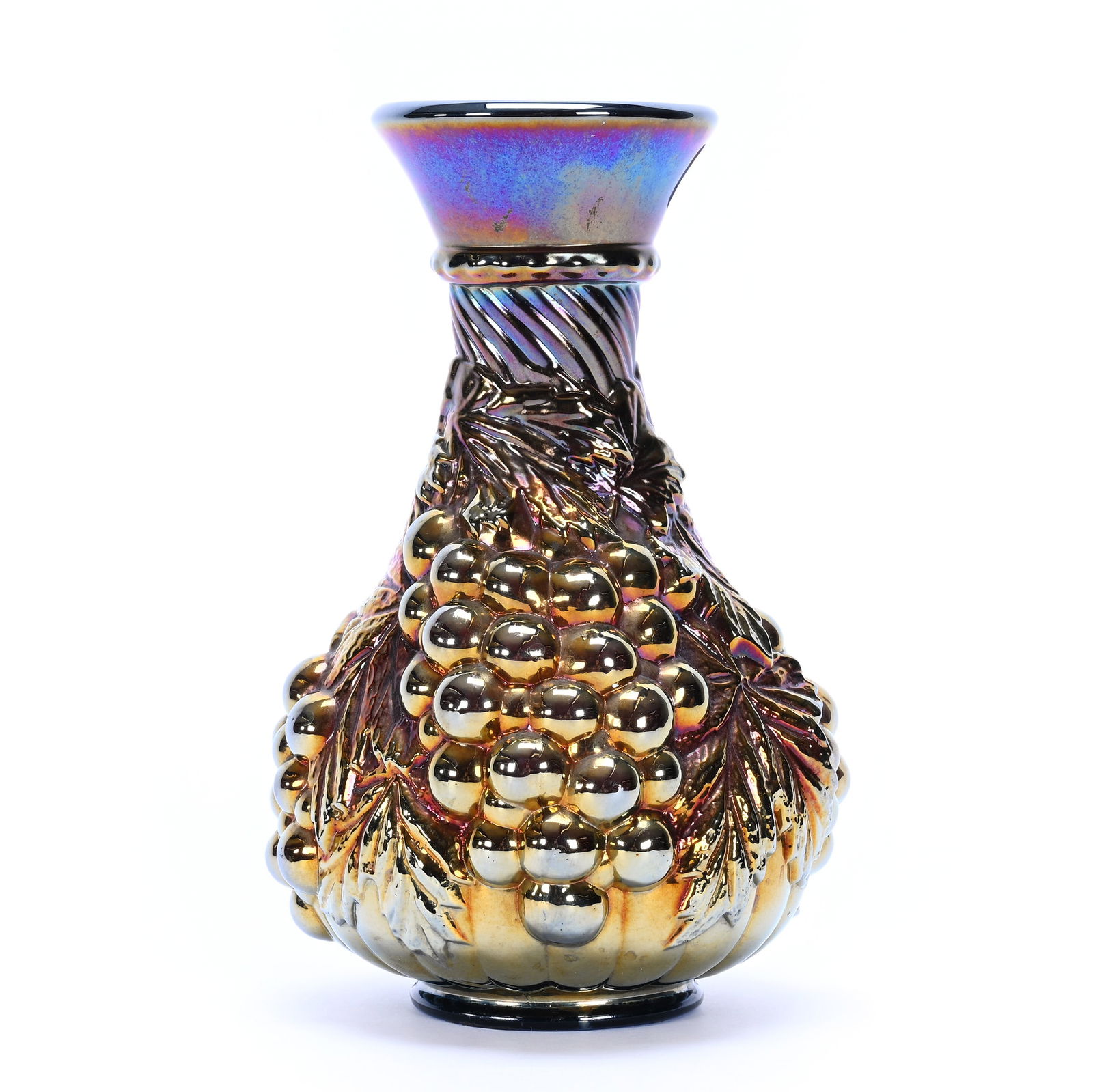 Water Carafe, Carnival Glass, Imperial Grape Pattern (1 of 3)