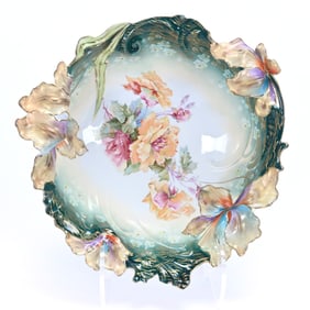 Bowl, R.S. Steeple Mark, 3d Iris Mold