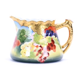 Cider Pitcher, Marked Pickard, Vintage Decor