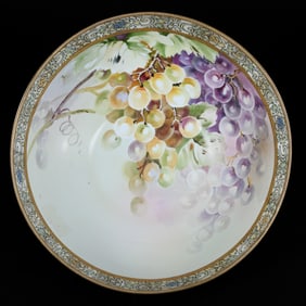 Footed Bowl, Marked Nippon, Vintage Decor