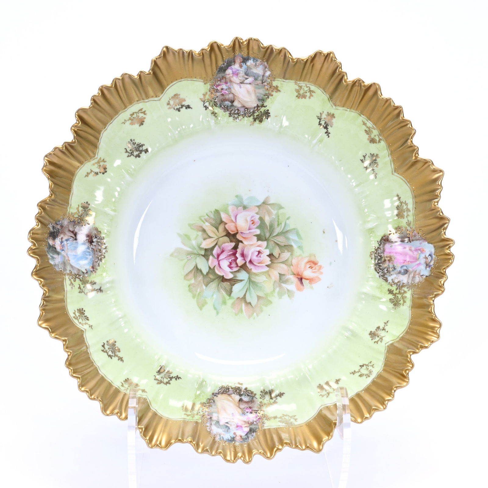 Bowl, Unmarked R.S. Prussia, Rose Decor Center (1 of 2)