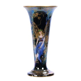 Trumpet Vase, Marked Wedgwood Fairyland Lustre, Z4968