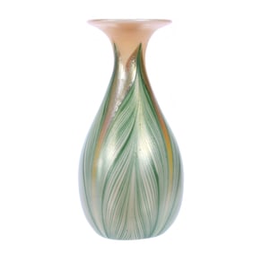 Vase Signed Kew-Blas Art Glass