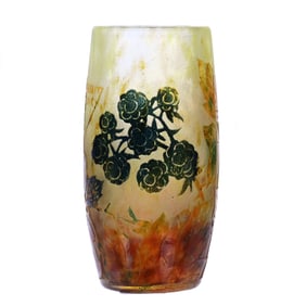 Vase, Signed Daum Nancy, French Cameo Art Glass