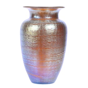 Vase, Signed Loetz Austria, Art Glass