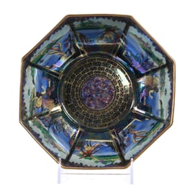 Octagonal Bowl, Marked Wedgwood Fairyland Lustre, Z5125