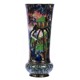 Vase, Marked Wedgwood Fairyland Lustre, Z4968