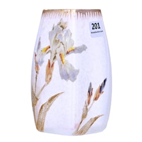 Square Vase, Unmarked Mt. Joye, French Art Glass