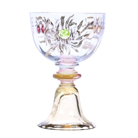 Goblet, Signed Emile Galle, Art Glass