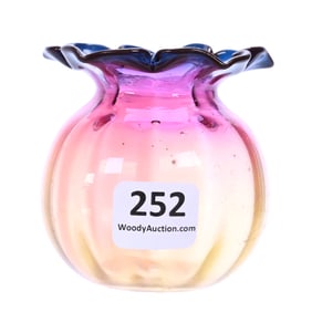 Vase, Alexandrite Art Glass Attributed To Webb