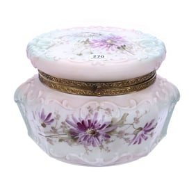 Dresser Box, Wave Crest Stamp Mark, Eight Sided Scroll Mold