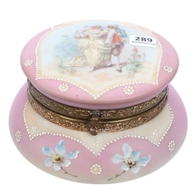 Jewel Box, Marked Nakara, Classic Courting Scene