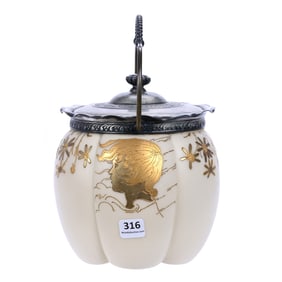 Biscuit Jar, Unmarked Smith Brothers, Melon Ribbed