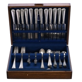 Flatware Set, Marked Wm. B. Durgin Co.