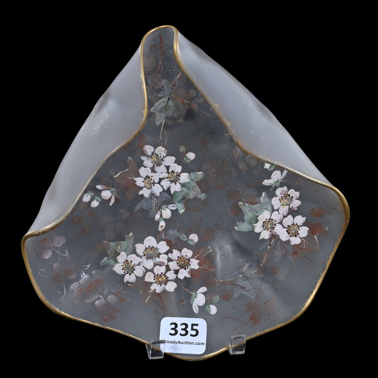 Card Tray, Unmarked Mt. Washington Art Glass (1 of 2)