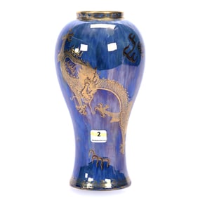 Vase Marked Wedgwood Dragon Lustre, #Z4829