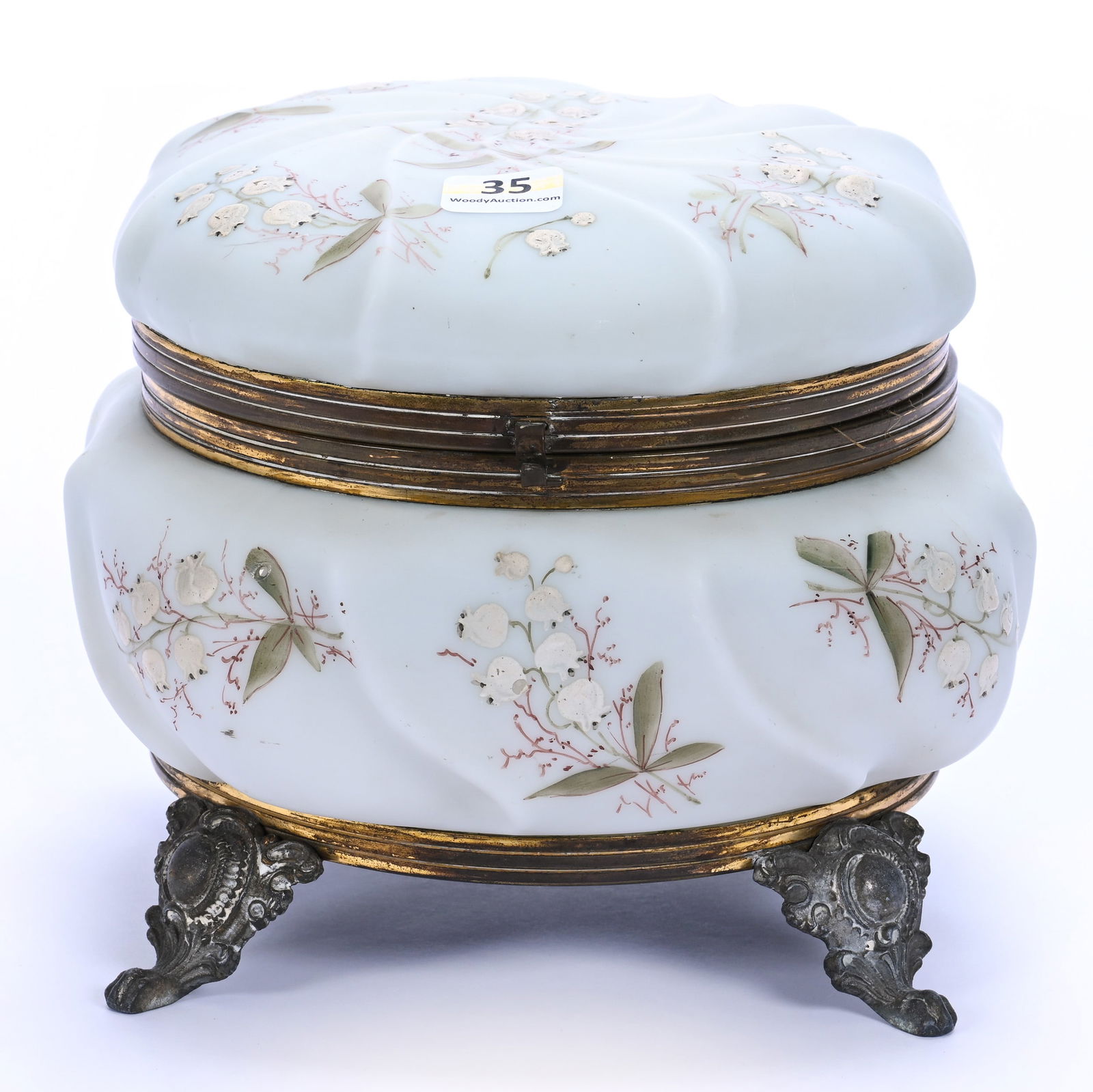 Dresser Box, Unmarked Wave Crest Swirl Mold (1 of 4)