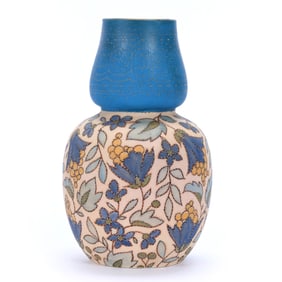 Vase, Gourd Shape, Marked Karlsbad Tischer