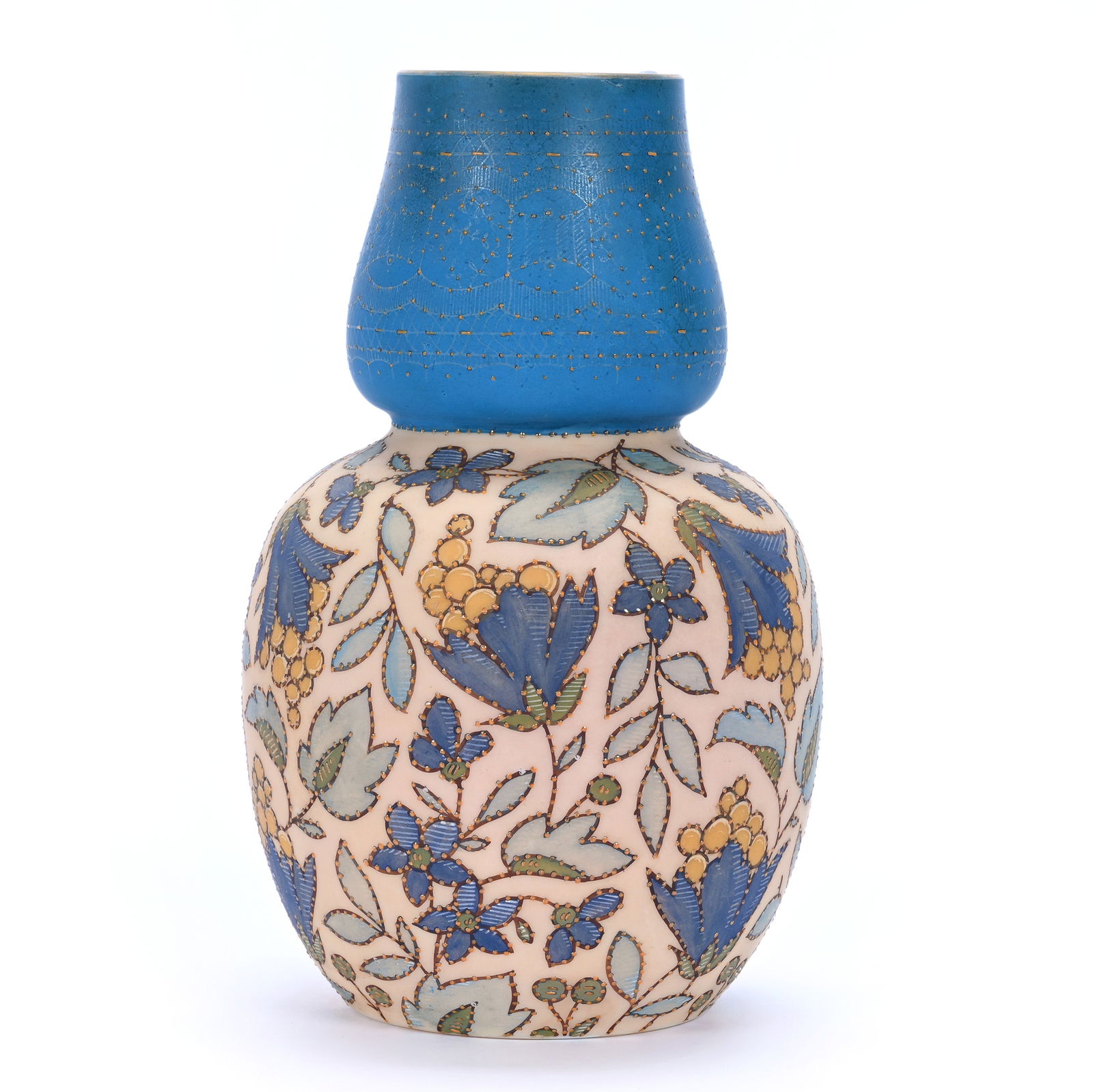 Vase, Gourd Shape, Marked Karlsbad Tischer (1 of 4)