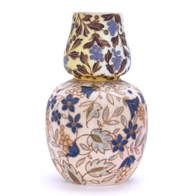 Vase, Gourd Shape, Marked Karlsbad Tischer