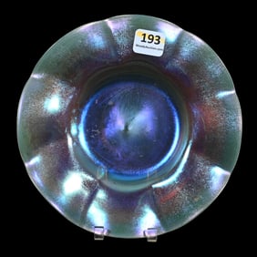 Underplate Signed LCT #B1302, Tiffany Art Glass
