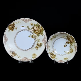 (2) Old Ivory Items, Mold #XXVII