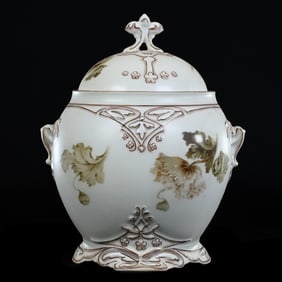 Biscuit Jar Marked Old Ivory #15
