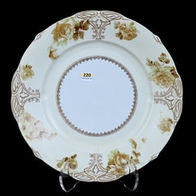Round Tray Marked Old Ivory #XVI