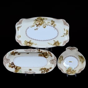 (3) Old Ivory Items