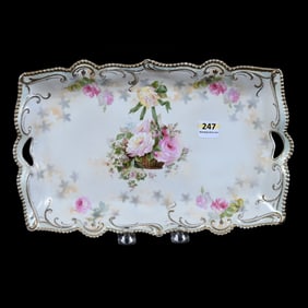 Dresser Tray Marked R.S. Prussia
