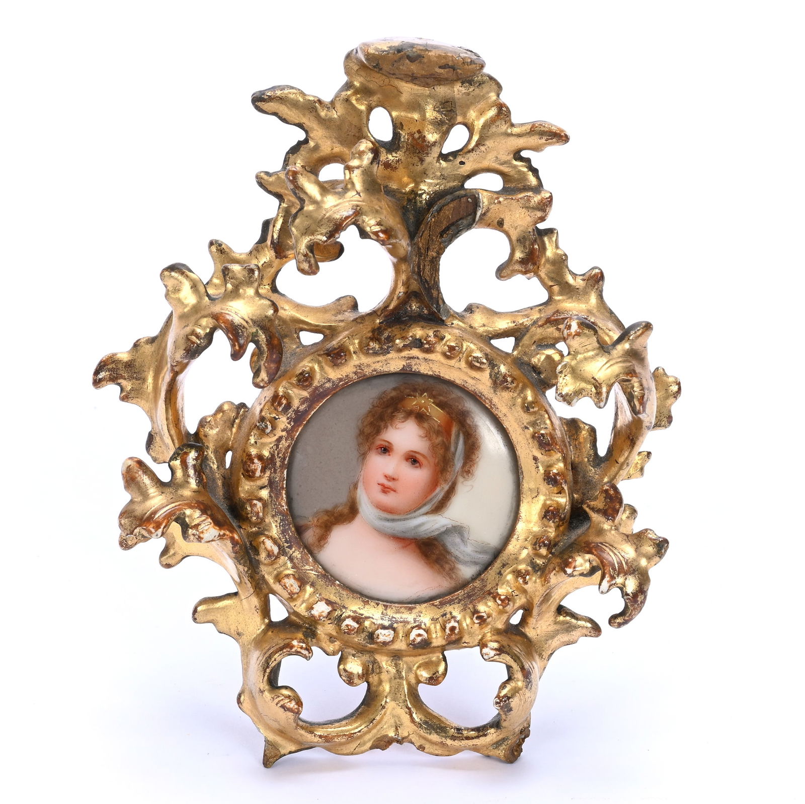 Round Porcelain Plaque Marked Germany (1 of 9)