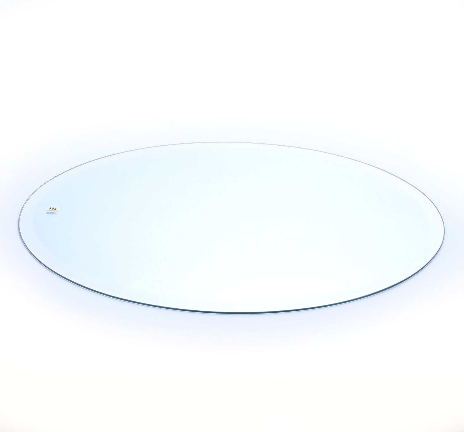 Oval Beveled Mirror Plateau: Oval Beveled Mirror Plateau, 30" x 22", Tennessee Private Collection.