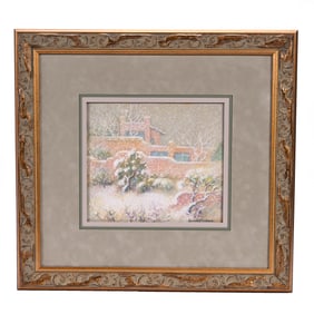 Framed Pastel Artwork By Glada Avanelle Trenchard (1892 - 1992)