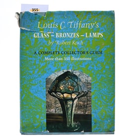 Book, "Louis C. Tiffany's Glass - Bronzes - Lamps" By Robert Koch, 1971