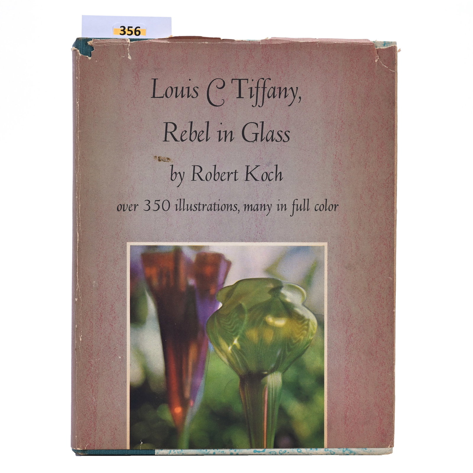 Book, "Louis C Tiffany, Rebel In Glass" By Robert Koch, 1964: Book, "Louis C Tiffany, Rebel In Glass" By Robert Koch, 1964, Some Water Damage On Lower Portion Of Pages, Private Collection From Indiana.