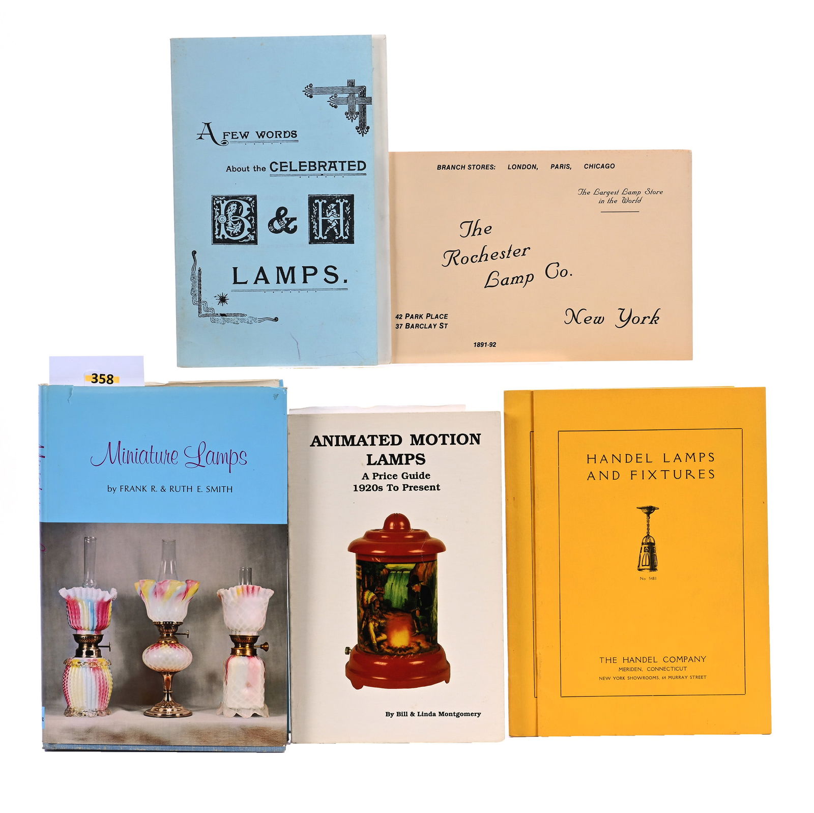 (6) Books And Booklets About Lamps (1 of 2)