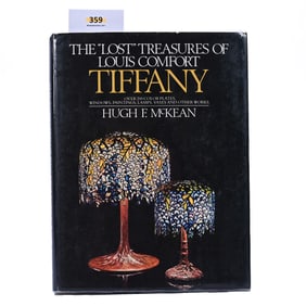 (1) Book, "The 'Lost' Treasures Of Louis Comfort Tiffany" By Hugh F. McKean, 1980