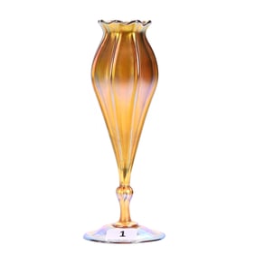 Vase, Signed L.C. Tiffany-Favrile #6816H Art Glass